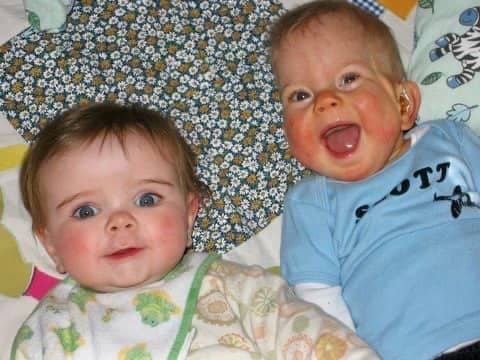 Scott and Rachel as Babies